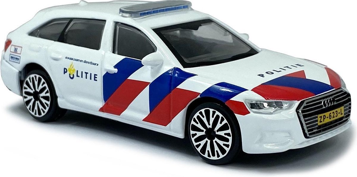 Audi A6 Nederlandse Politie 2019 1:43 Bburago (11cm)  - Modelauto - Schaalmodel - Model auto - Miniatuurautos - Miniatuur auto - Politieauto - Yatming Lucky Diecast