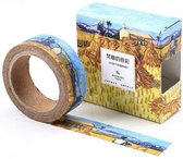 Maïsoogst in Provence | Vincent van Gogh Washi Tapes | Masking Tape | Schilderijen | Kunst | Art | Natuur | Landschappen | Prachtige Natuur Graan Boerderij Bergen Landschap | Bullet Journal | Journalling | Journaling |  Masking Tape