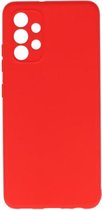 TF Cases | Samsung Galaxy A02s | Backcover | Siliconen | Rood | High Quality