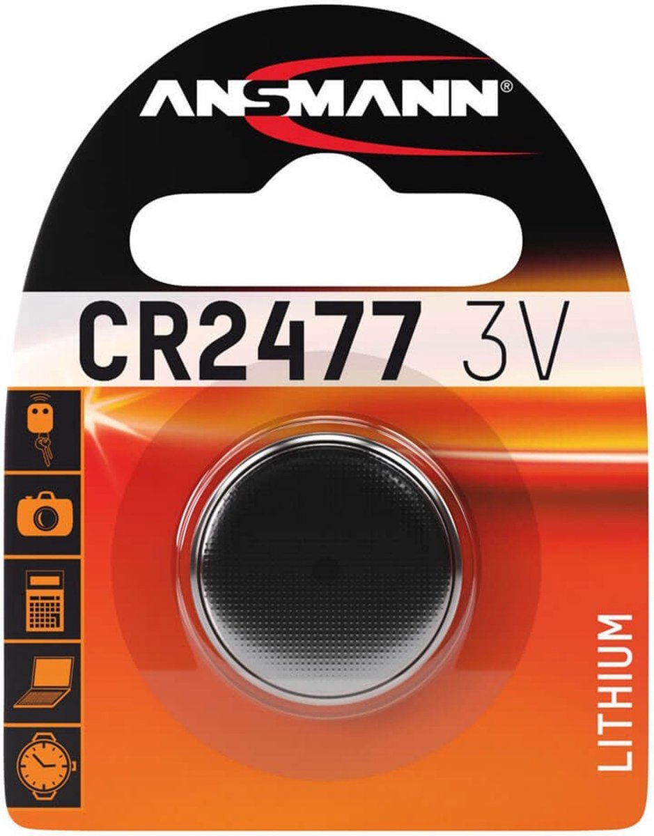 Ansmann - Ansmann Knoopcel Lithium Cr2477 - 30 Dagen Niet Goed Geld Terug