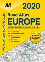 AA Road Atlas Europe 2020