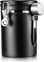 Koffiepot | Koffieblik | Luchtdicht | Roestvrijstaal | Opslagpot | 1.8 Liter | Datumtracker