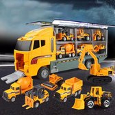 Ariko Vrachtwagen - Vrachtauto - Bouwvrachtwagen - met heftruck- Wals - Bulldozer - Cement wagen - Vrachtwagen
