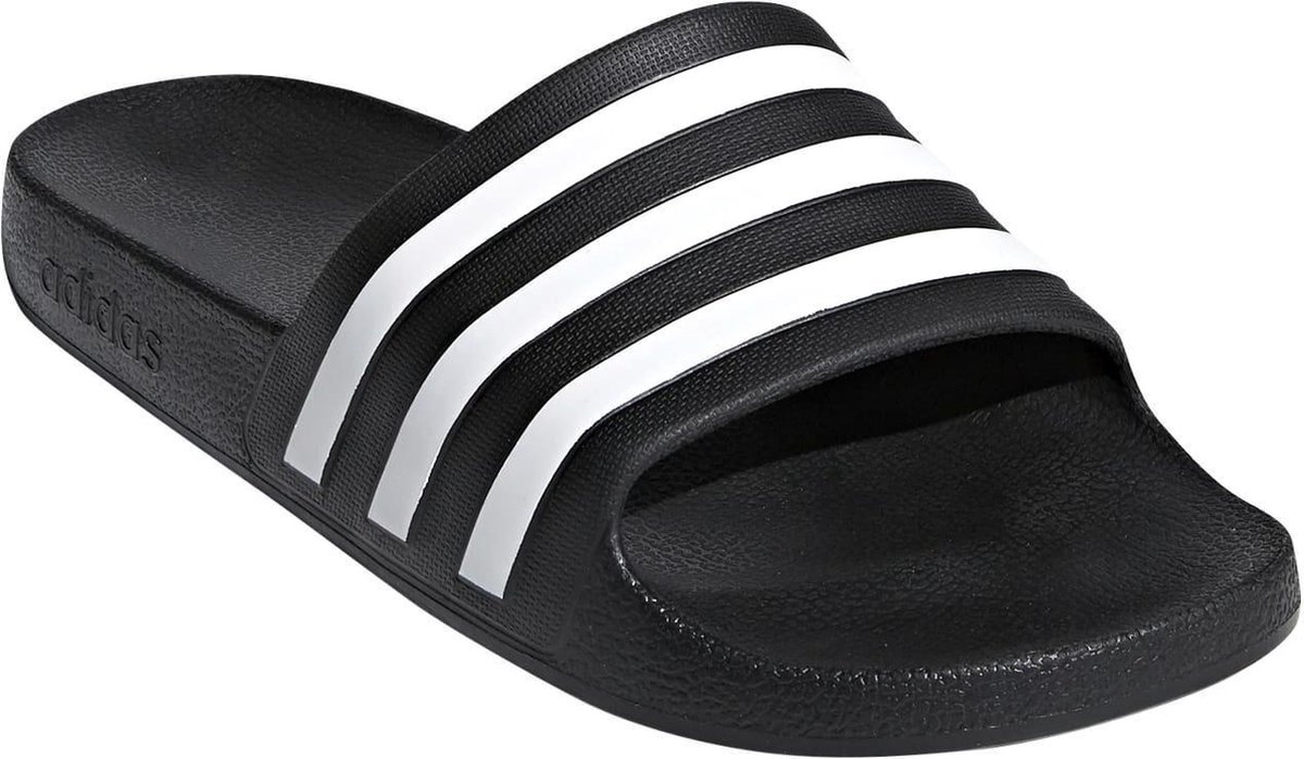 Adidas slippers Adilette - UK 11 (maat 46) - zwart/wit | bol.com