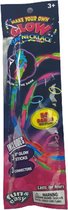 Glow sticks maak je eigen glow stick ketting - Multicolor - Kunststof - 8 x 26,5 cm