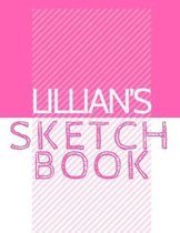 Lillian's Sketchbook: Personalized Crayon Sketchbook with Name: 120 Pages