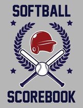 Softball Scorebook: 100 Scoring Sheets For Softball Games