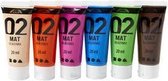 Acrylverf - Extra Kleuren - Matt - A-color - 6x20 ml