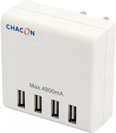 Chacon - 4-poortse universele USB-lader (40030)