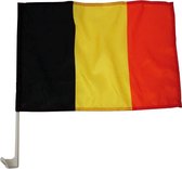 Autovlag belgië - belgische driekleur - EK decoratie