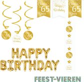 Verjaardagspakket goud 65 jaar