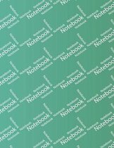 Notebook: Din A4 140 pages - Notebook College Ruled Line Paper /matte Softcover 020 turquoise (large notebook, diary, songbook,