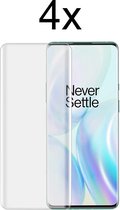 OnePlus 7T Pro Screenprotector - Beschermglas OnePlus 7T Pro Screen Protector Glas - Full Glue - 4 stuks