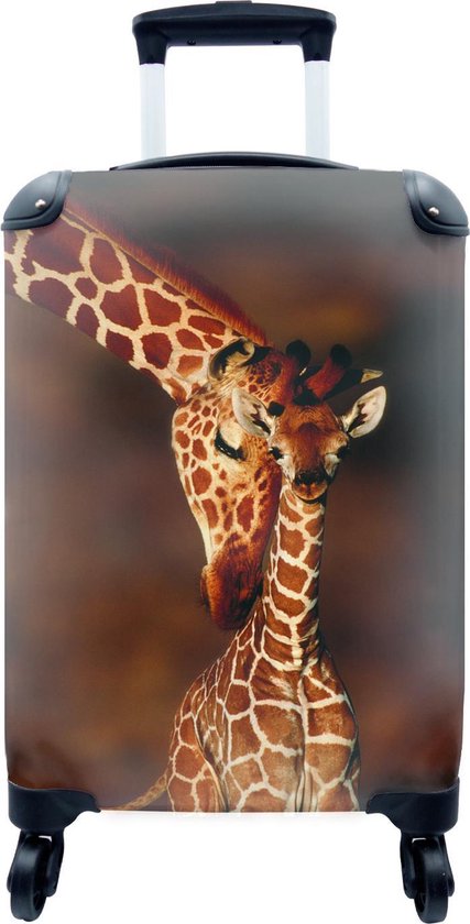 Koffer - Portret - Giraffe - Kind - Past binnen 55x40x20 cm en 55x35x25 cm  -... | bol.com