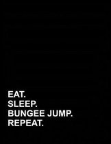 Eat Sleep Bungee Jump Repeat: Genkouyoushi Notebook