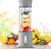 Innovure Draagbare mini blender to go - Portable smoothie maker - Draadloos -  USB-C oplaadbaar - 500ML Grijs