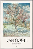 JUNIQE - Poster in kunststof lijst Van Gogh - Roze perzikbomen