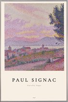 JUNIQE - Poster met kunststof lijst Signac - View of St. Tropez -20x30