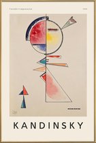 JUNIQE - Poster met kunststof lijst Kandinsky - Unstable Compensation