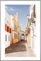 JUNIQE - Poster met kunststof lijst Cadiz -40x60 /Ivoor