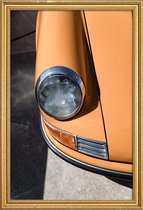 JUNIQE - Poster met houten lijst Foto van Porsche 911 -60x90 /Grijs &