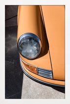 JUNIQE - Poster met houten lijst Foto van Porsche 911 -13x18 /Grijs &