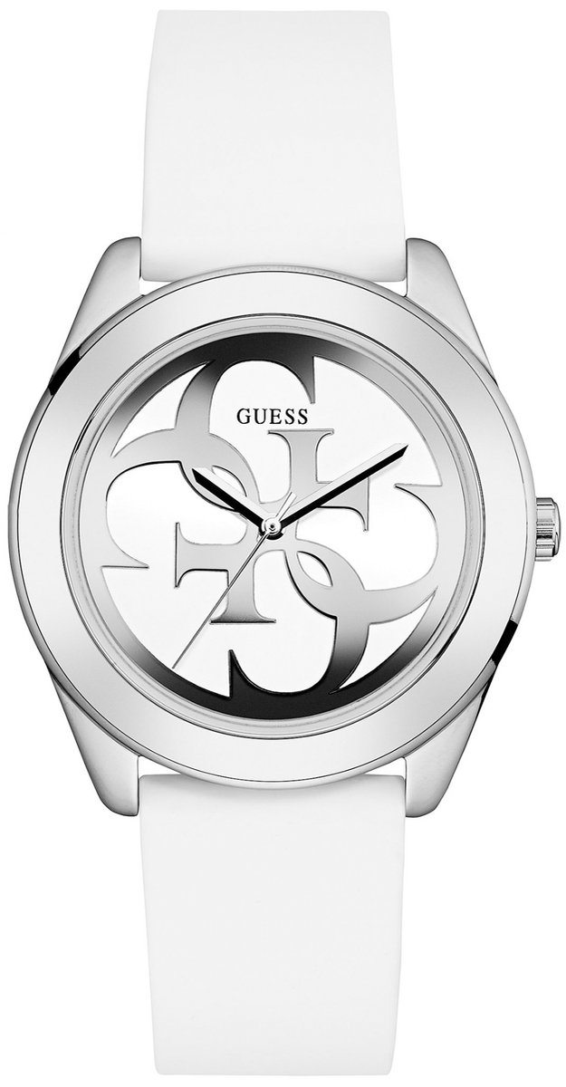 GUESS Watches - W0911L1 - horloge - Vrouwen - RVS - Wit - 40 mm