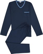 Mey heren pyjama Leongatha - donkerblauw - Maat: L