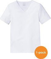 SCHIESSER Laser Cut T-shirt (1-pack) - naadloos met diepe V-hals - wit - Maat: XL