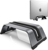 MANI Laptop standaard – Laptophouder - Anti slip – Ergonomisch - Laptopstandaard verticaal - Zwart