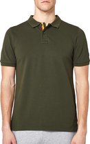 Sundek Mini Logo Poloshirt - Mannen - groen - oranje - geel