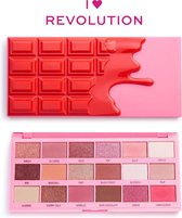 I Love Revolution Chocolate Cherry Shadow Palette - 18 Kleuren