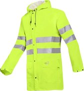 Sioen Unzen Signalisatie regenjas Fluor Geel Maat L