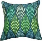 Kussen Tropical – Blauw/Groen 40 x 40 cm (incl. vulling)