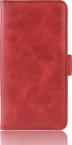 Samsung Galaxy S20 Hoesje - Mobigear - Slim Magnet Serie - Kunstlederen Bookcase - Rood - Hoesje Geschikt Voor Samsung Galaxy S20
