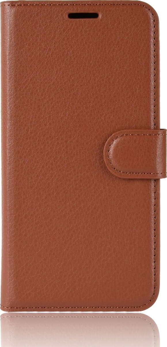 Mobigear Telefoonhoesje geschikt voor Huawei P40 Hoesje | Mobigear Classic Bookcase Portemonnee | Pasjeshouder voor 3 Pasjes | Telefoonhoesje voor Pinpas / OV Kaart / Rijbewijs - Bruin
