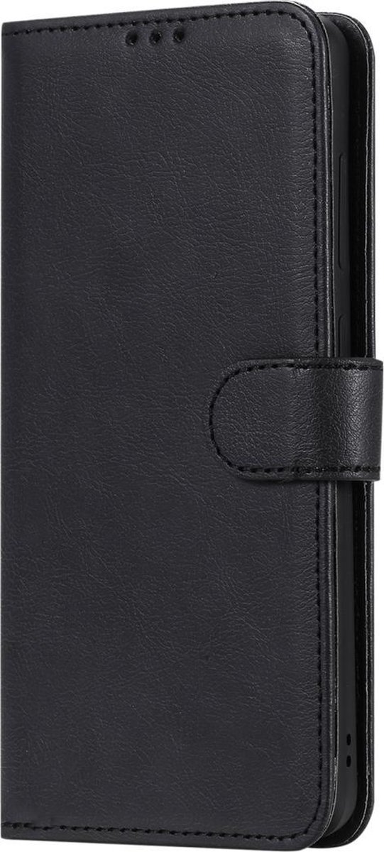 Mobigear Telefoonhoesje geschikt voor Samsung Galaxy A51 Hoesje | Mobigear Premium Bookcase Portemonnee | Pasjeshouder voor 3 Pasjes | Telefoonhoesje voor Pinpas / OV Kaart / Rijbewijs - Zwart