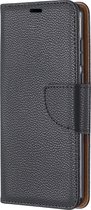 Huawei P40 Hoesje - Mobigear - Excellent Serie - Kunstlederen Bookcase - Zwart - Hoesje Geschikt Voor Huawei P40