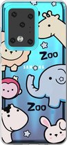 Samsung Galaxy S20 Ultra Hoesje - Mobigear - Design Serie - TPU Backcover - Zoo - Hoesje Geschikt Voor Samsung Galaxy S20 Ultra