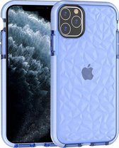 Apple iPhone 11 Pro Max Hoesje - Mobigear - Diamond Serie - Hard Kunststof Backcover - Blauw - Hoesje Geschikt Voor Apple iPhone 11 Pro Max