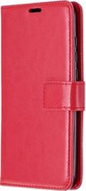 Xiaomi Mi 9 Lite Hoesje - Mobigear - Wallet Serie - Kunstlederen Bookcase - Rood - Hoesje Geschikt Voor Xiaomi Mi 9 Lite