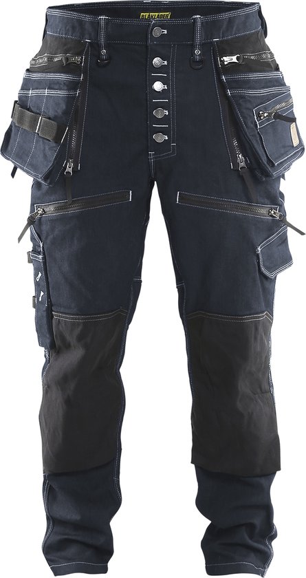 Blaklader Blåkläder Pantalon de travail X1900 - Bleu Marine / Noir - 52