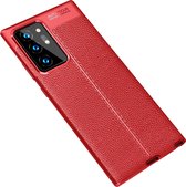 Samsung Galaxy Note20 Ultra Hoesje - Mobigear - Luxury Serie - TPU Backcover - Rood - Hoesje Geschikt Voor Samsung Galaxy Note20 Ultra