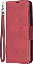 Mobigear Excellent Bookcase Hoesje - Geschikt voor Samsung Galaxy Note20 - Gsm case - Rood