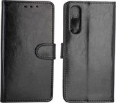 Mobigear Wallet Telefoonhoesje geschikt voor OPPO Reno 3 Pro Hoesje Bookcase Portemonnee - Zwart