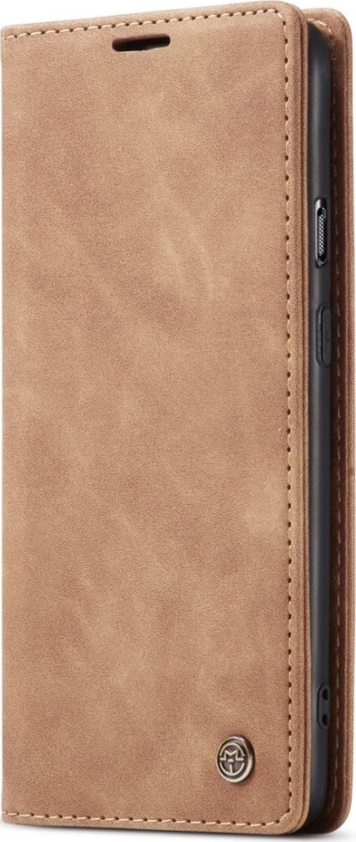 Caseme Telefoonhoesje geschikt voor OnePlus Nord Hoesje | Caseme 013 Bookcase Portemonnee | Pasjeshouder voor 2 Pasjes | Telefoonhoesje voor Pinpas / OV Kaart / Rijbewijs - Bruin