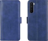 OnePlus Nord Hoesje - Mobigear - Slim Magnet Serie - Kunstlederen Bookcase - Blauw - Hoesje Geschikt Voor OnePlus Nord