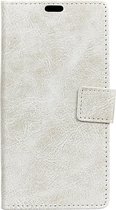 Samsung Galaxy S10e Hoesje - Mobigear - Basic Serie - Kunstlederen Bookcase - Wit - Hoesje Geschikt Voor Samsung Galaxy S10e