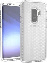 Samsung Galaxy S9 Plus Hoesje - Mobigear - Full Bumper Serie - TPU Backcover - Transparant / Wit - Hoesje Geschikt Voor Samsung Galaxy S9 Plus