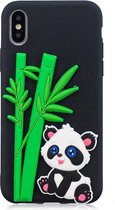 Apple iPhone XS Max Hoesje - Mobigear - Design Serie - TPU Backcover - Panda - Hoesje Geschikt Voor Apple iPhone XS Max